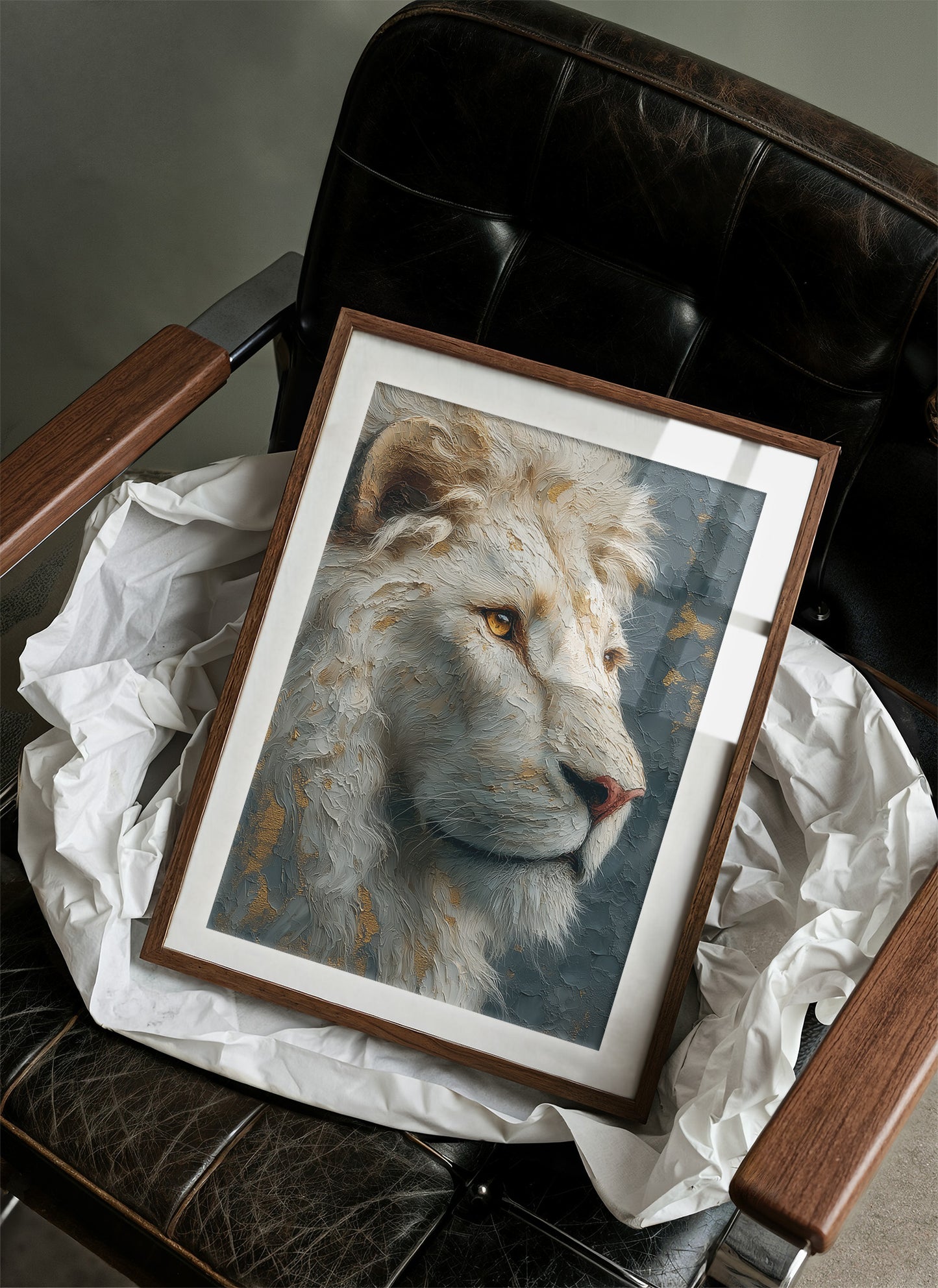 The White Lion Considers the Distance