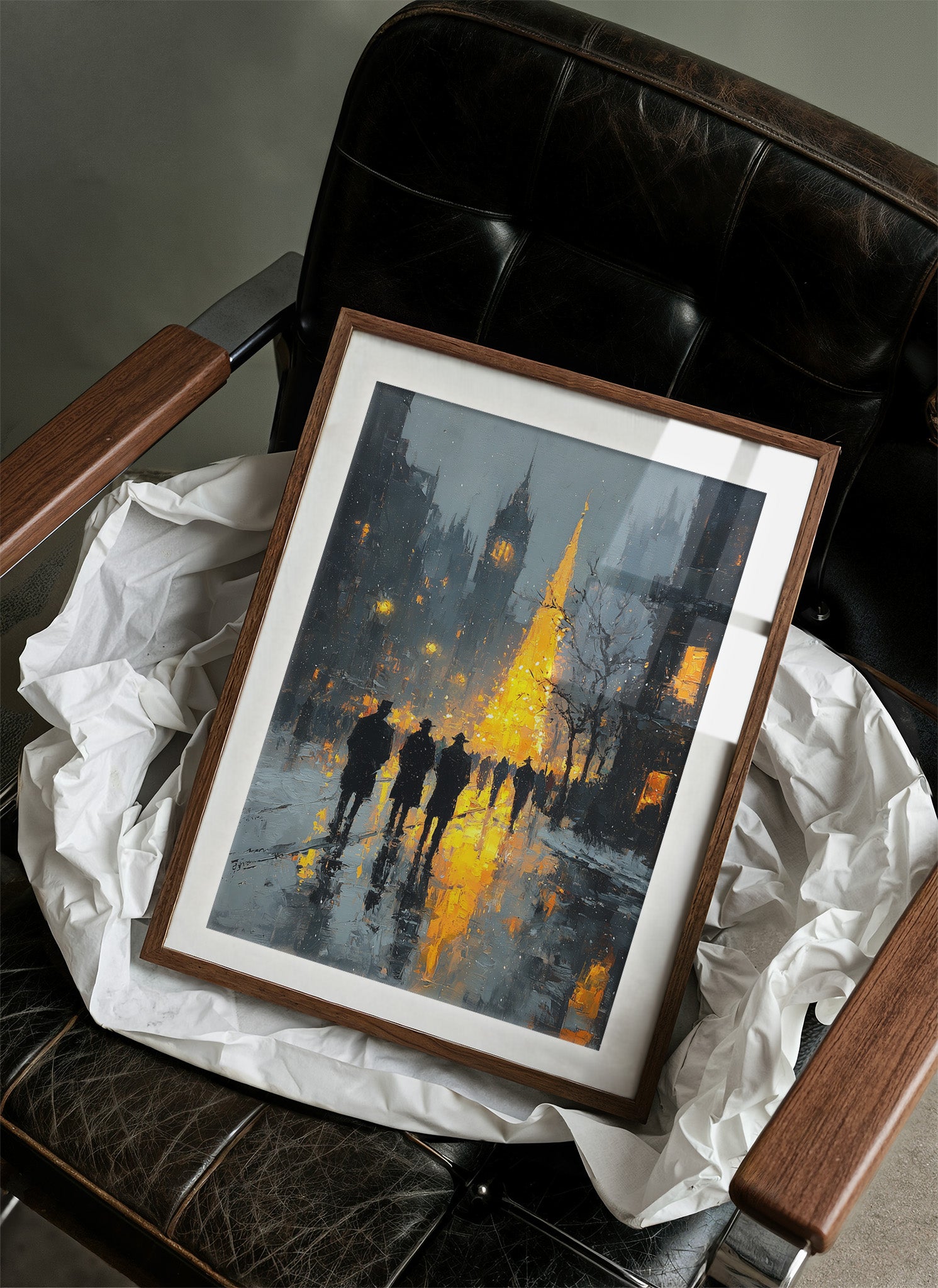 They Walked Toward the Warm Light