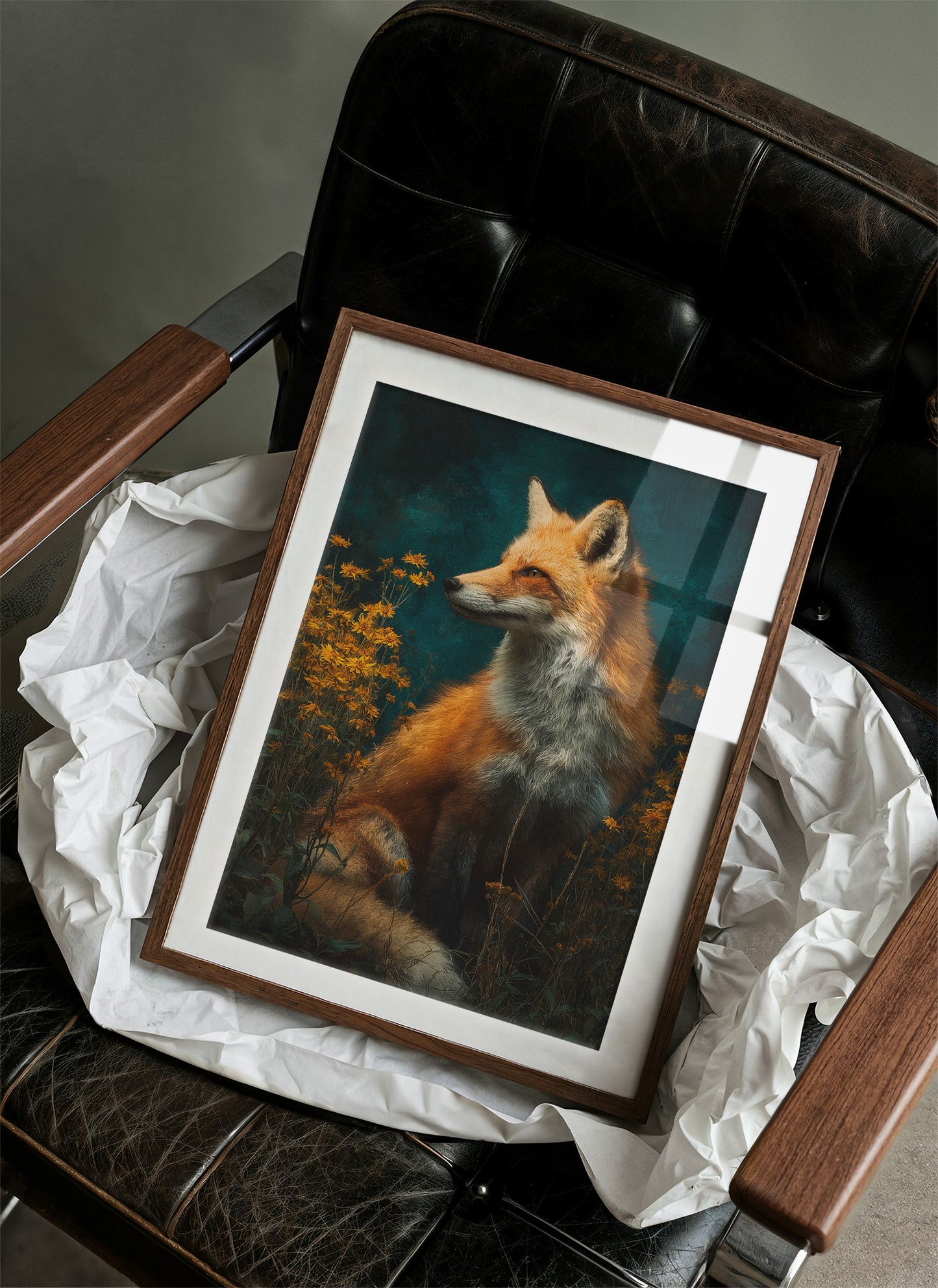 The Fox Who Watched the Field Turn Gold