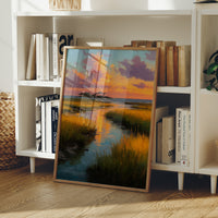 Sunset Over the Salt Marsh