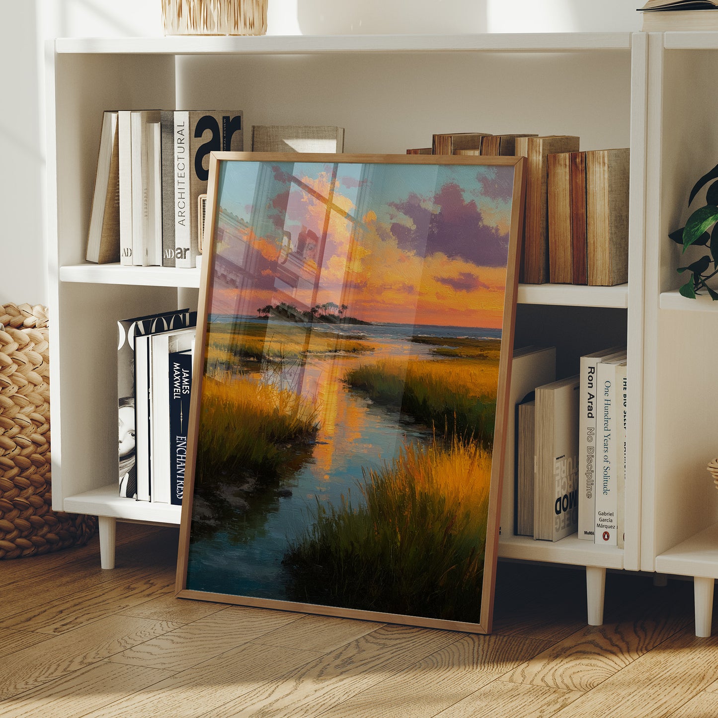 Sunset Over the Salt Marsh