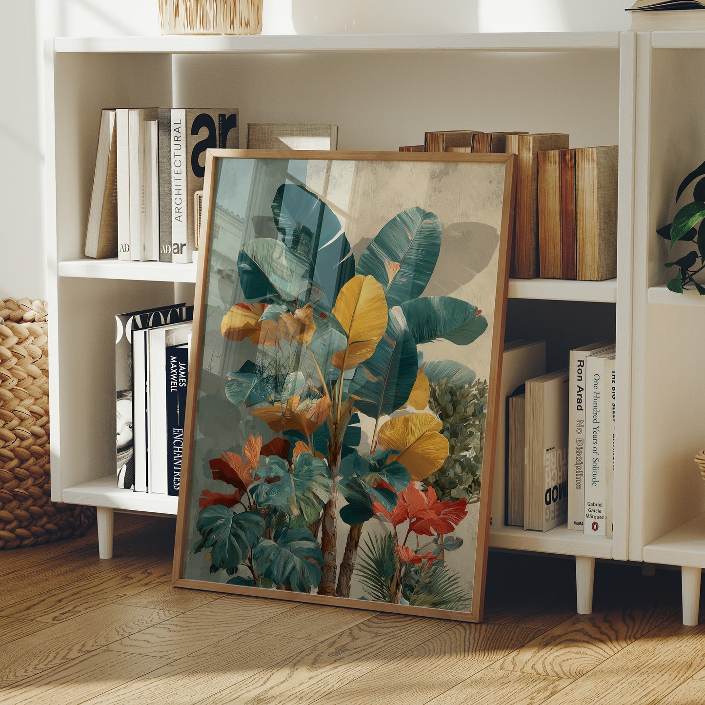 Teal and Marigold Jungle