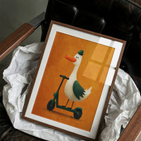 Goose on Wheels