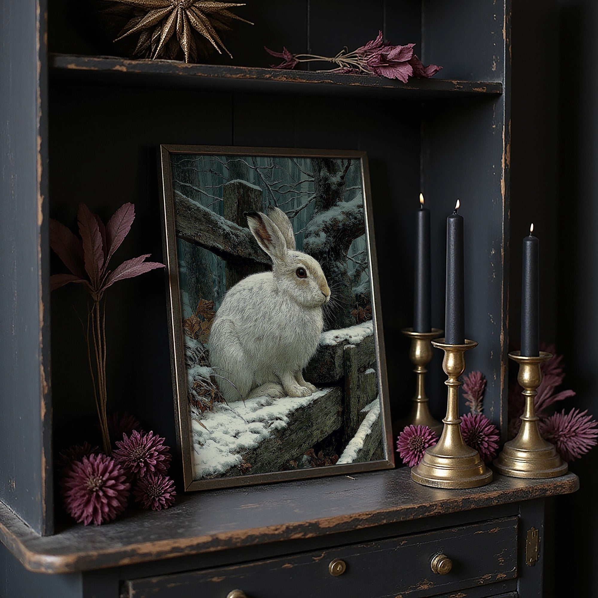 Snowshoe Hare at Dusk