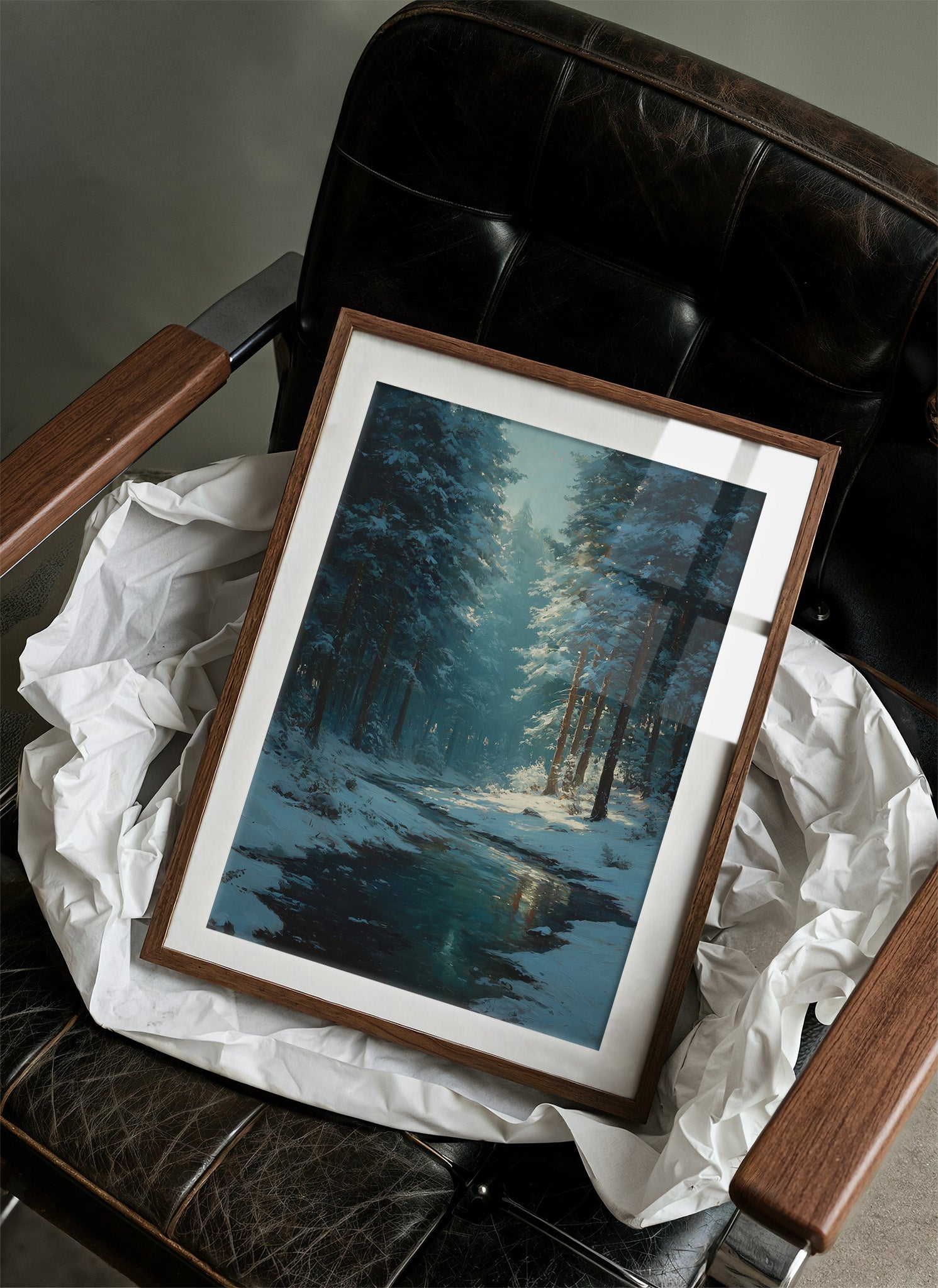 Light Through the Snowbound Pines