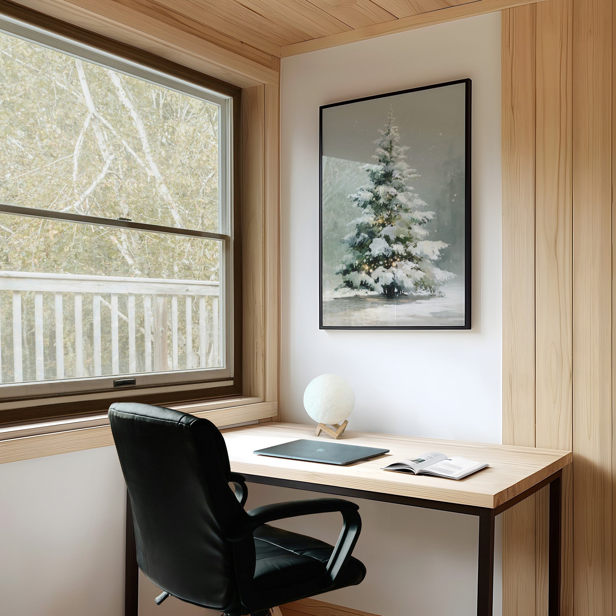 Snow-Draped and Glowing