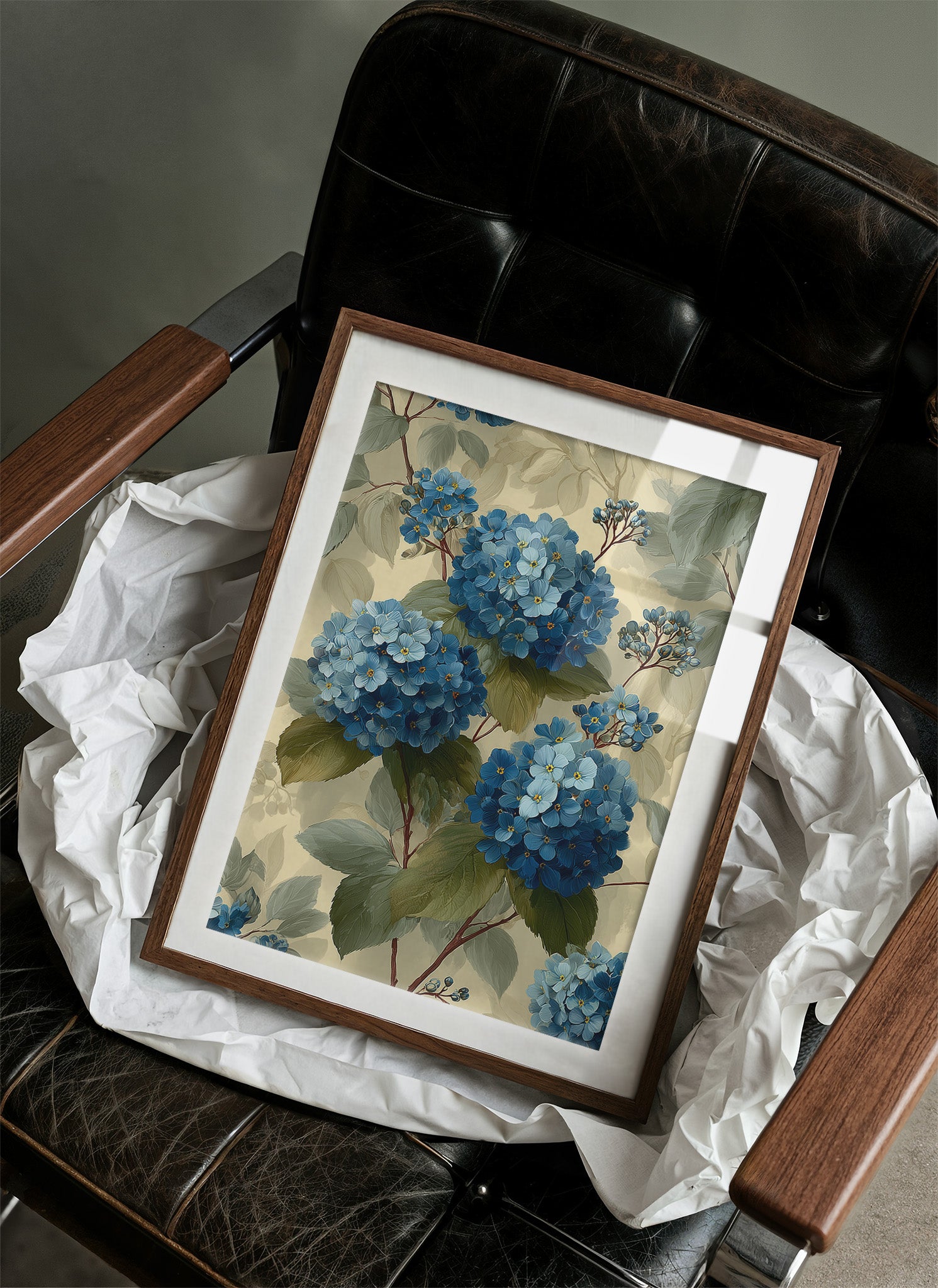 Hydrangeas in Full Bloom