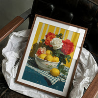 Roses Beside the Lemon Bowl