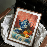 Blue China and Clementines