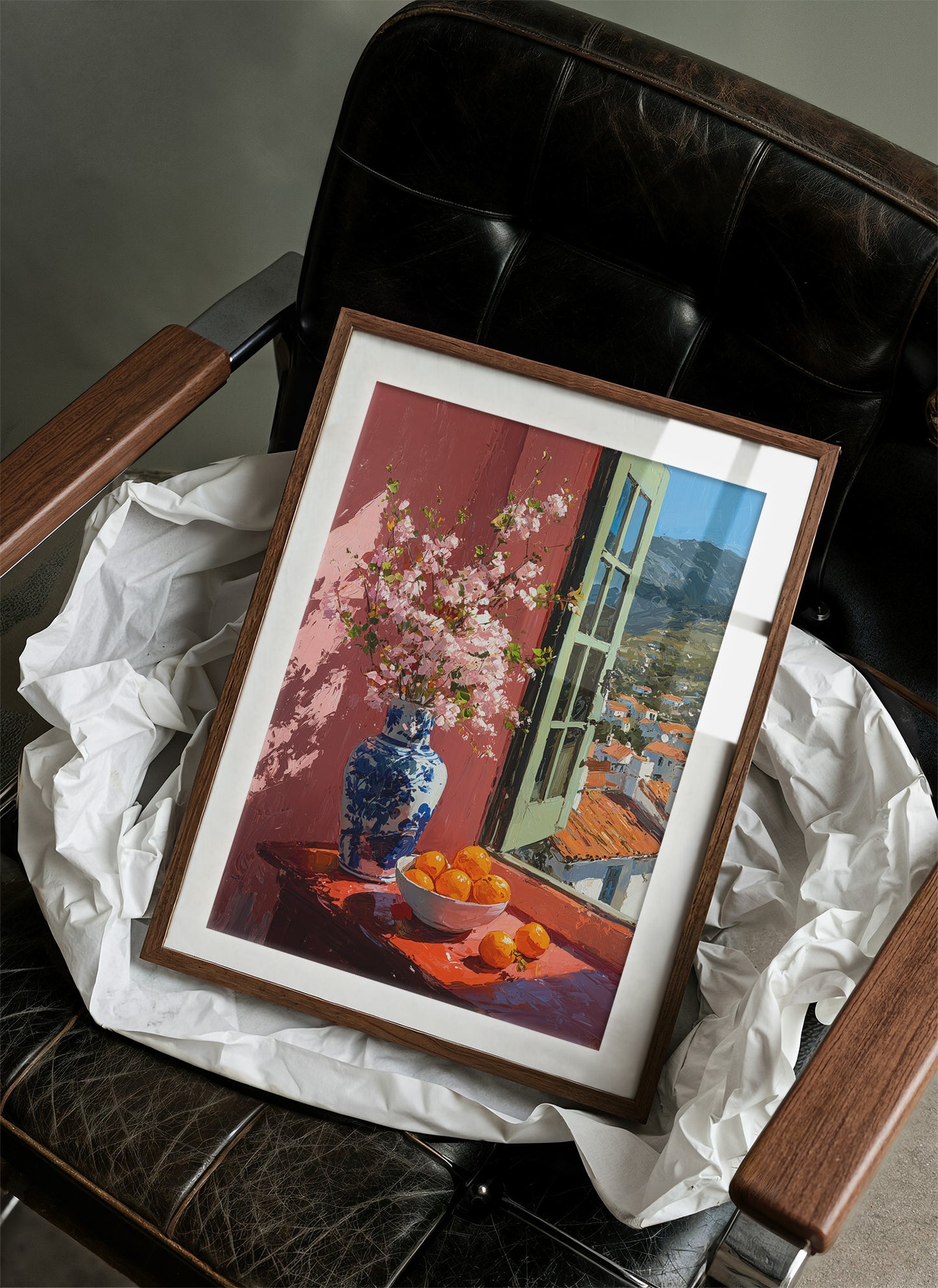 Oranges at the Red Window