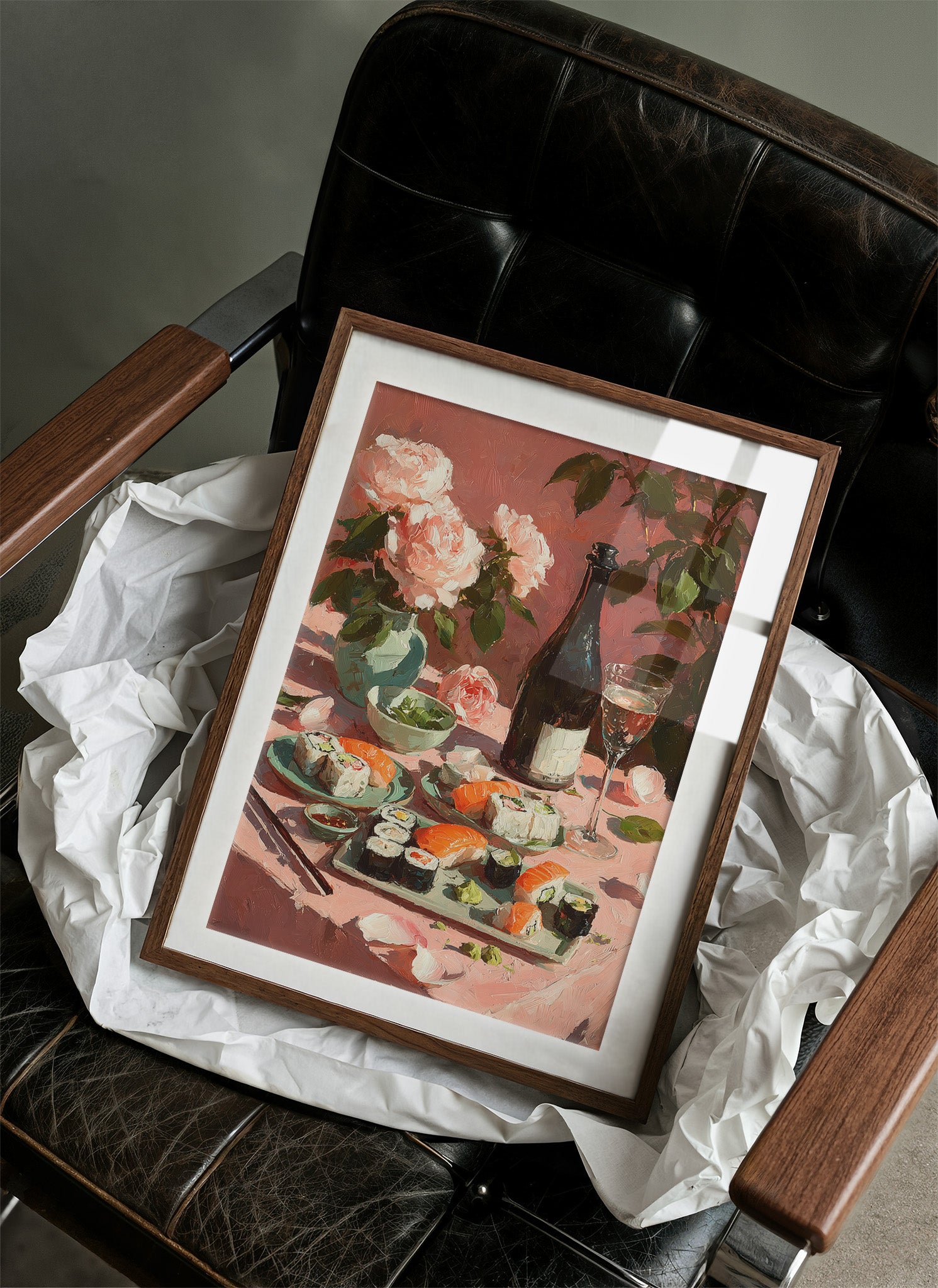 Sushi and Champagne Roses