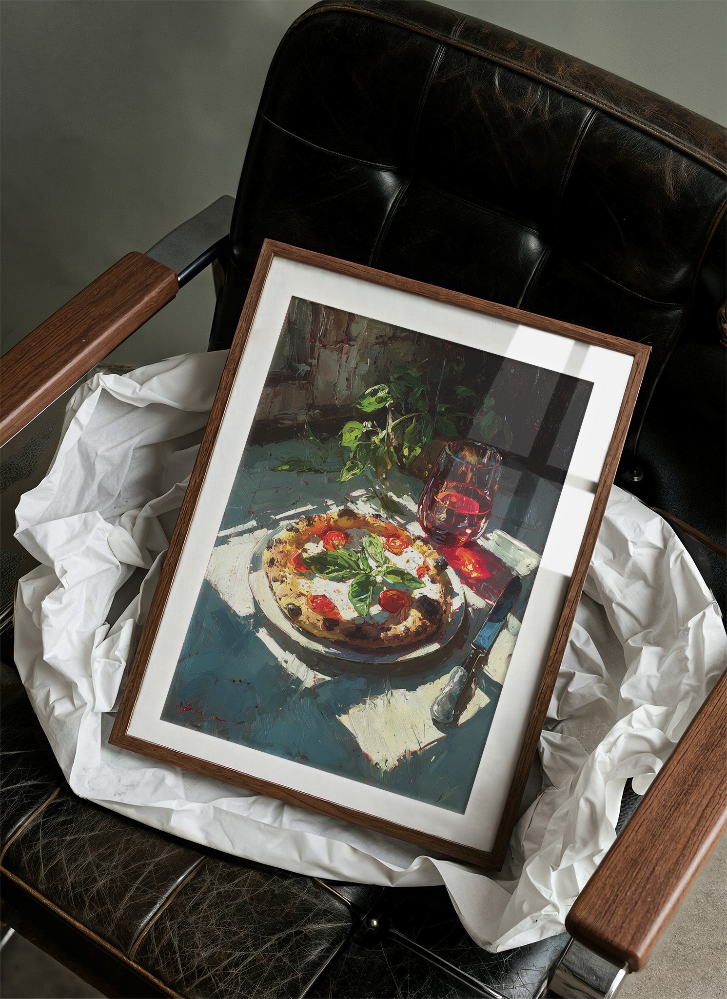 Pizza in Candlelight