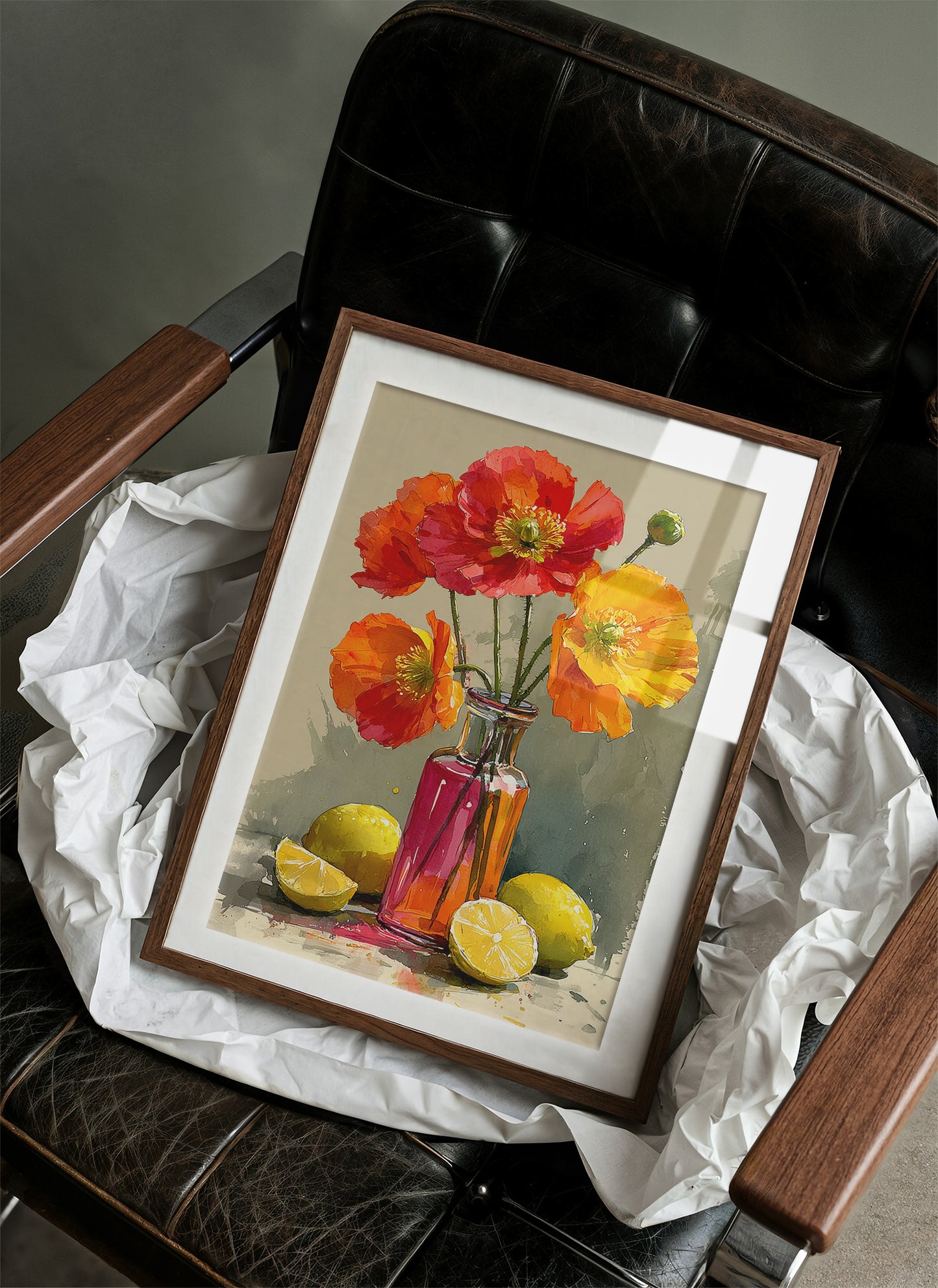 Poppies Beside the Lemons