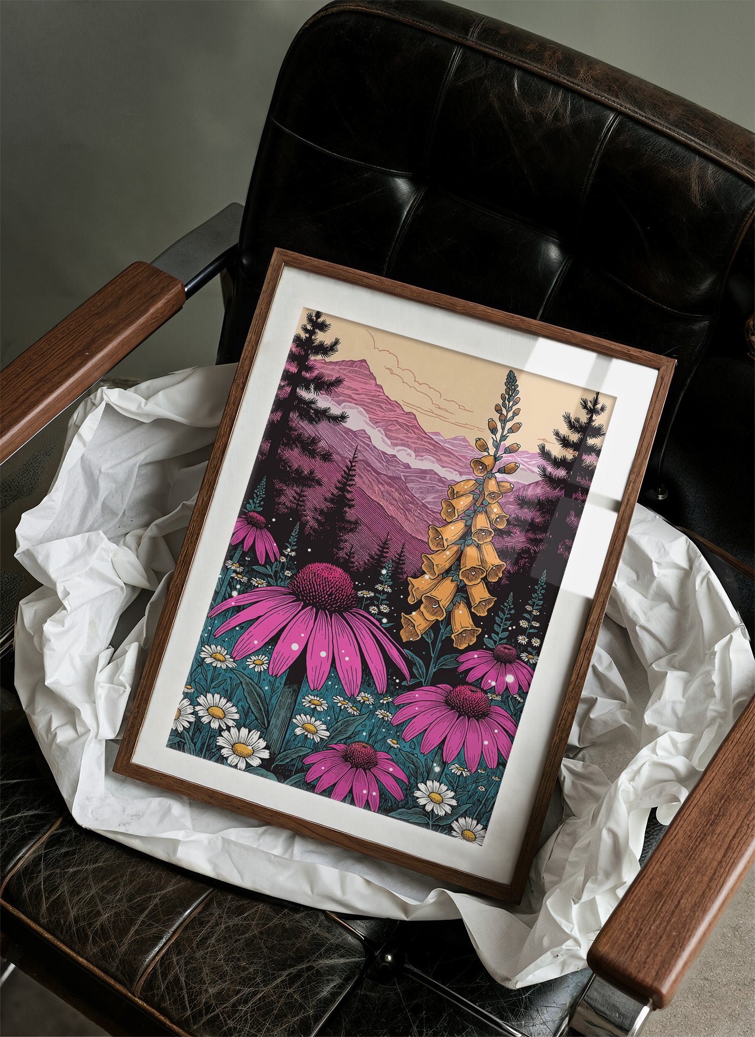 Foxglove Spire in Rose Light