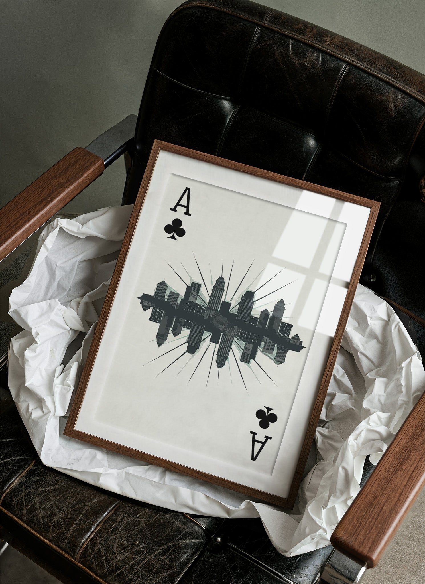 Skyline of Spades and Steel