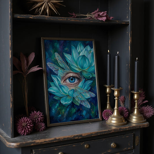 The Lotus Never Blinks