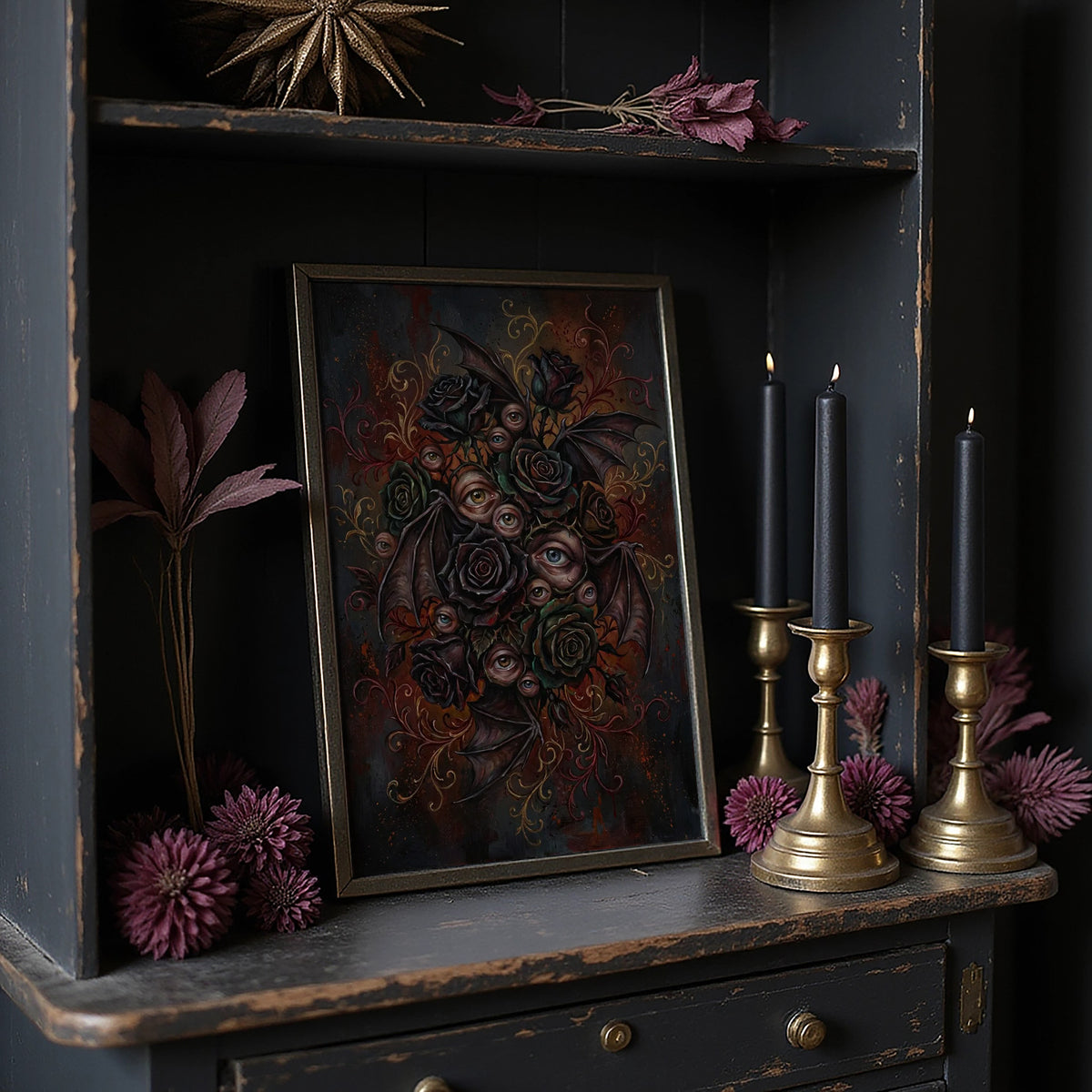 Bats, Roses, and Watching Eyes