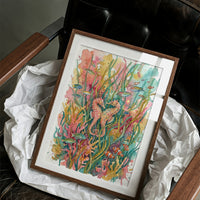 Seagrass Sweethearts: Watercolor Seahorse Duo