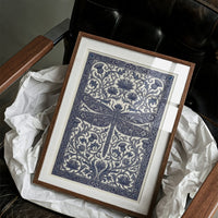 Dragonfly Lattice: Art Nouveau Pattern Study
