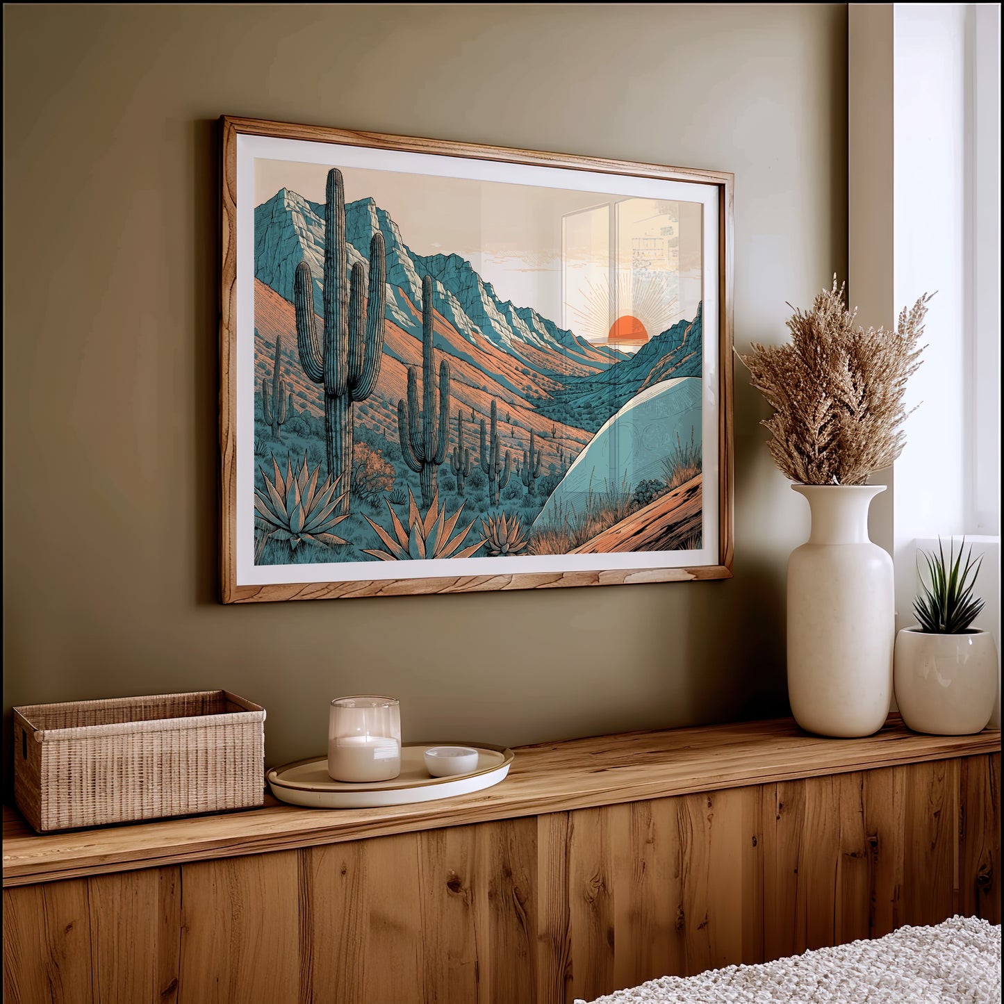 Where the Desert Sun Sets