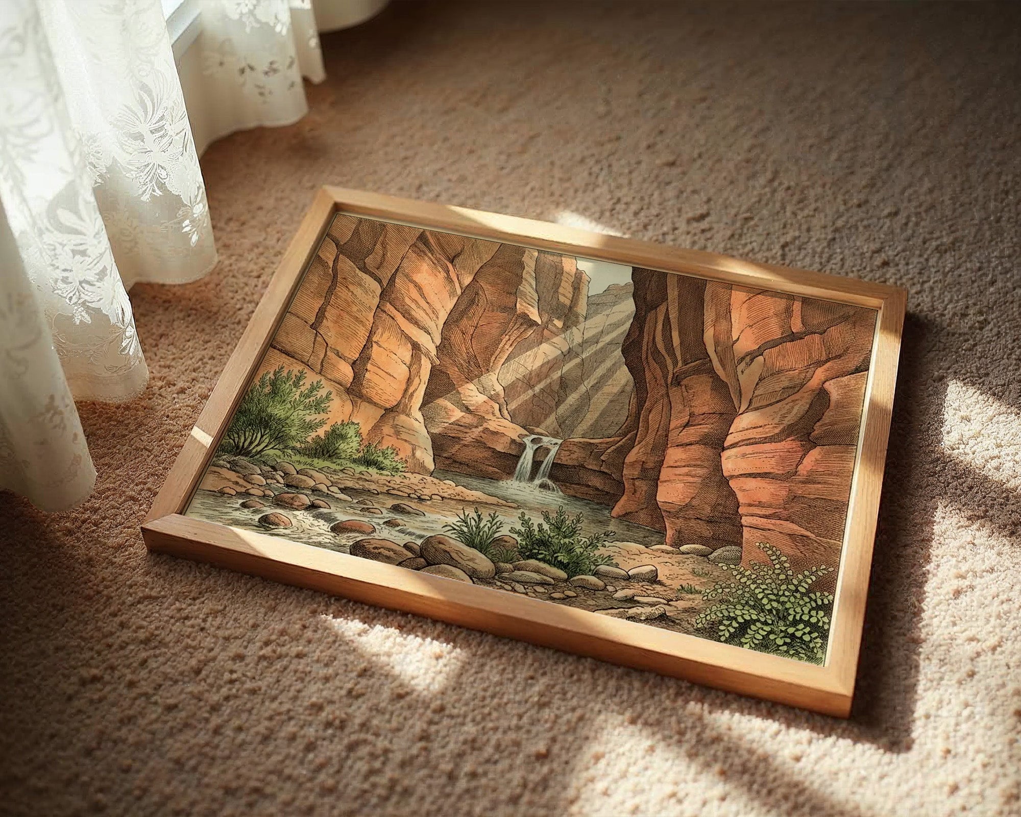 Light Finds the Slot Canyon