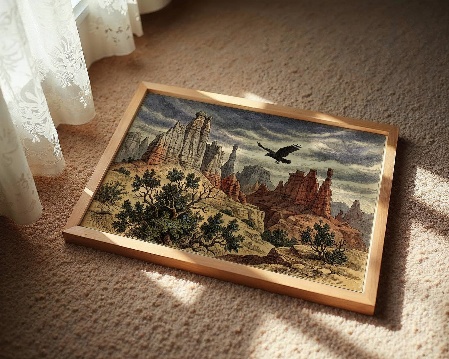 Raven Over the Red Spires