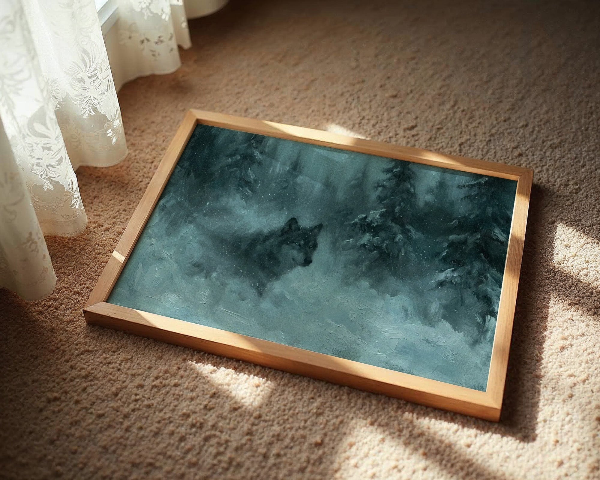 Wolf Through the Snowfall