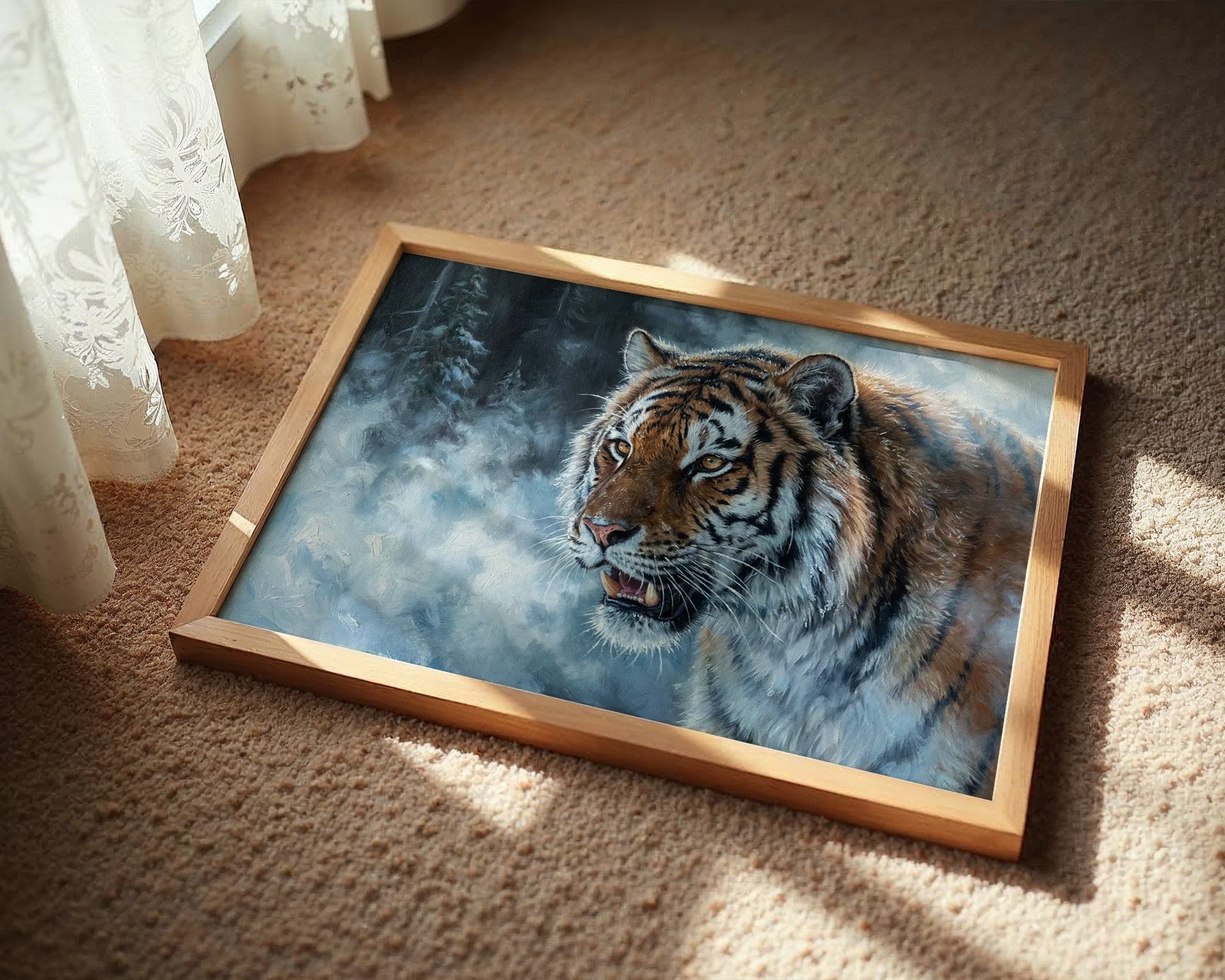 Siberian Tiger in the Snow