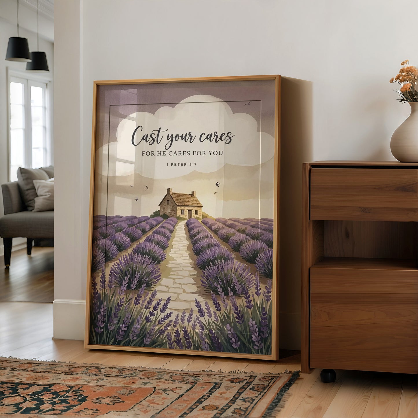 Cast Your Cares: Lavender Cottage Path