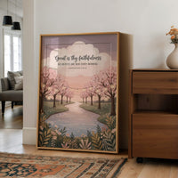 Great Is Thy Faithfulness: Cherry Blossom River