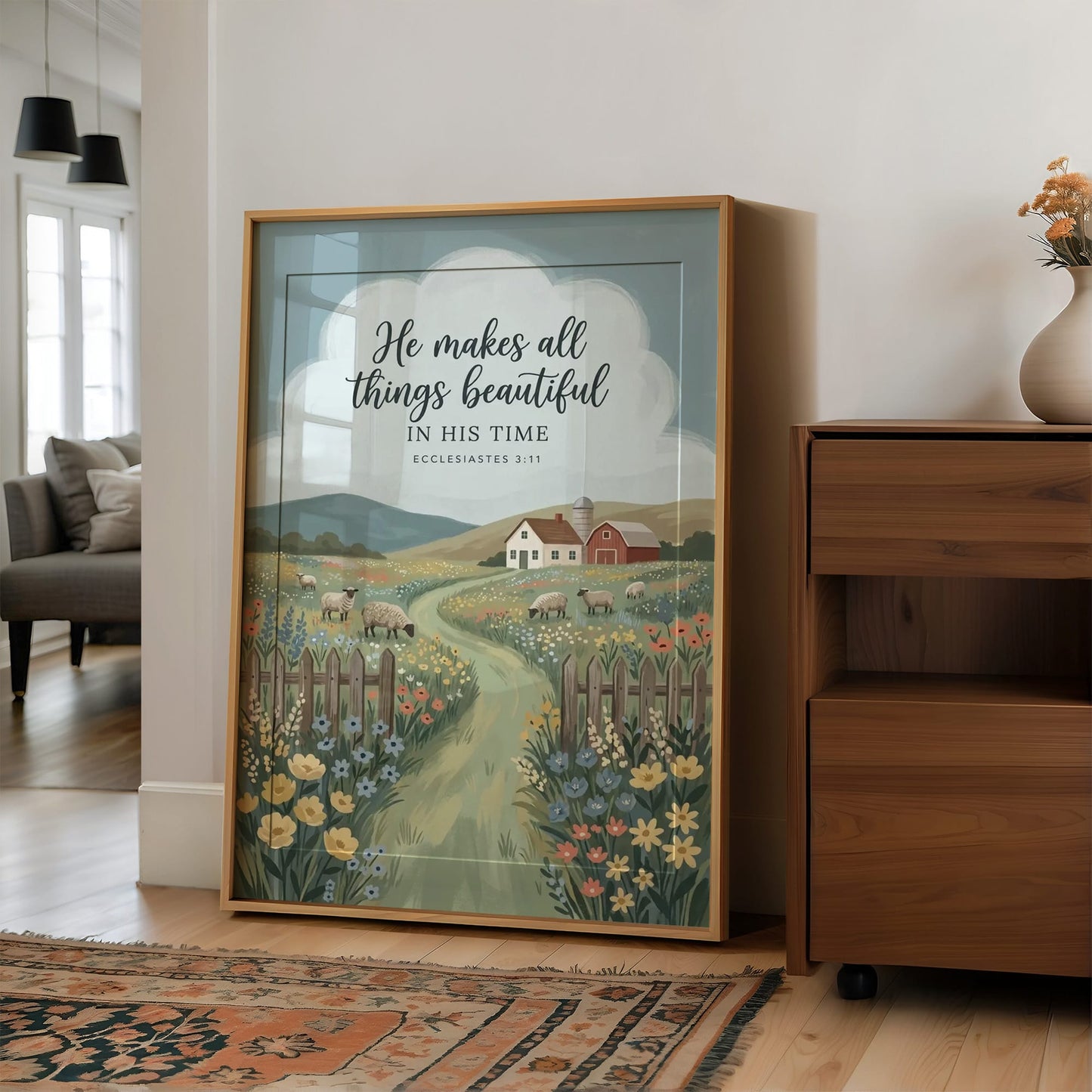 He Makes All Things Beautiful: Sheep Pasture Farmhouse