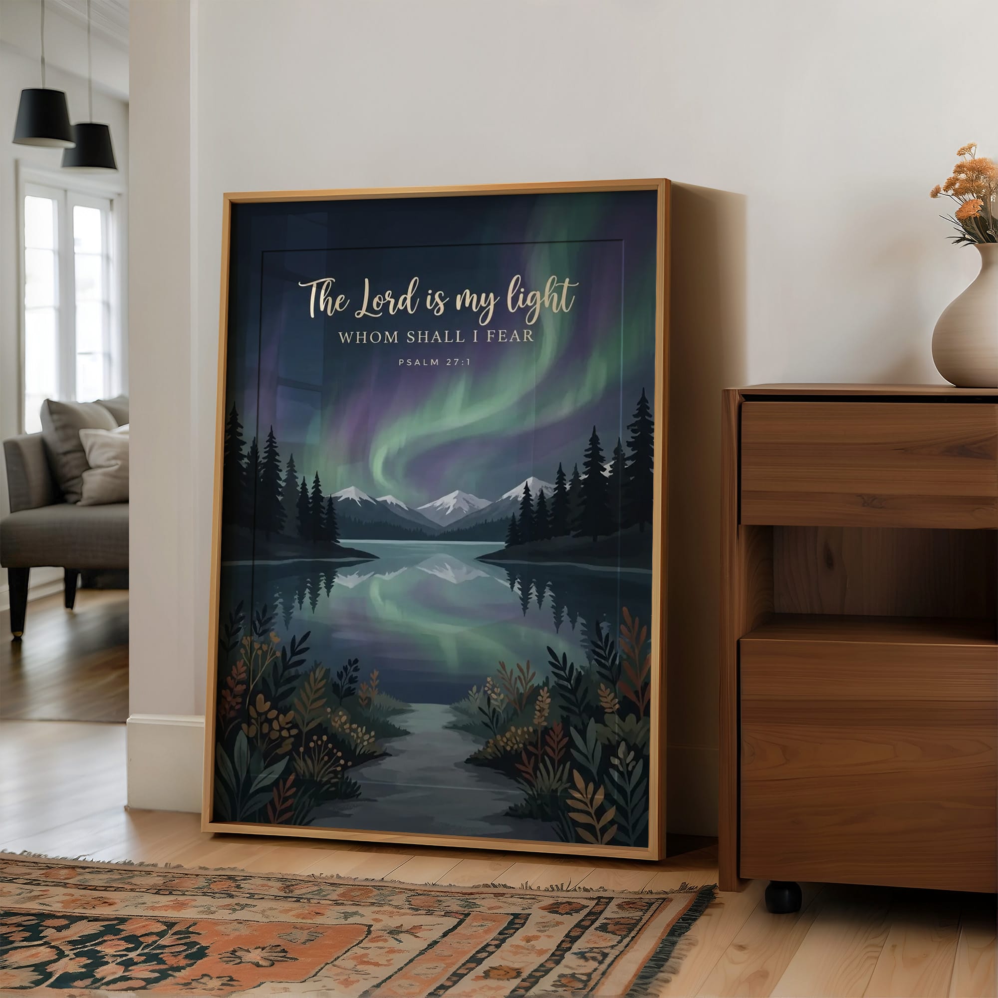 The Lord Is My Light: Northern Lights Lake