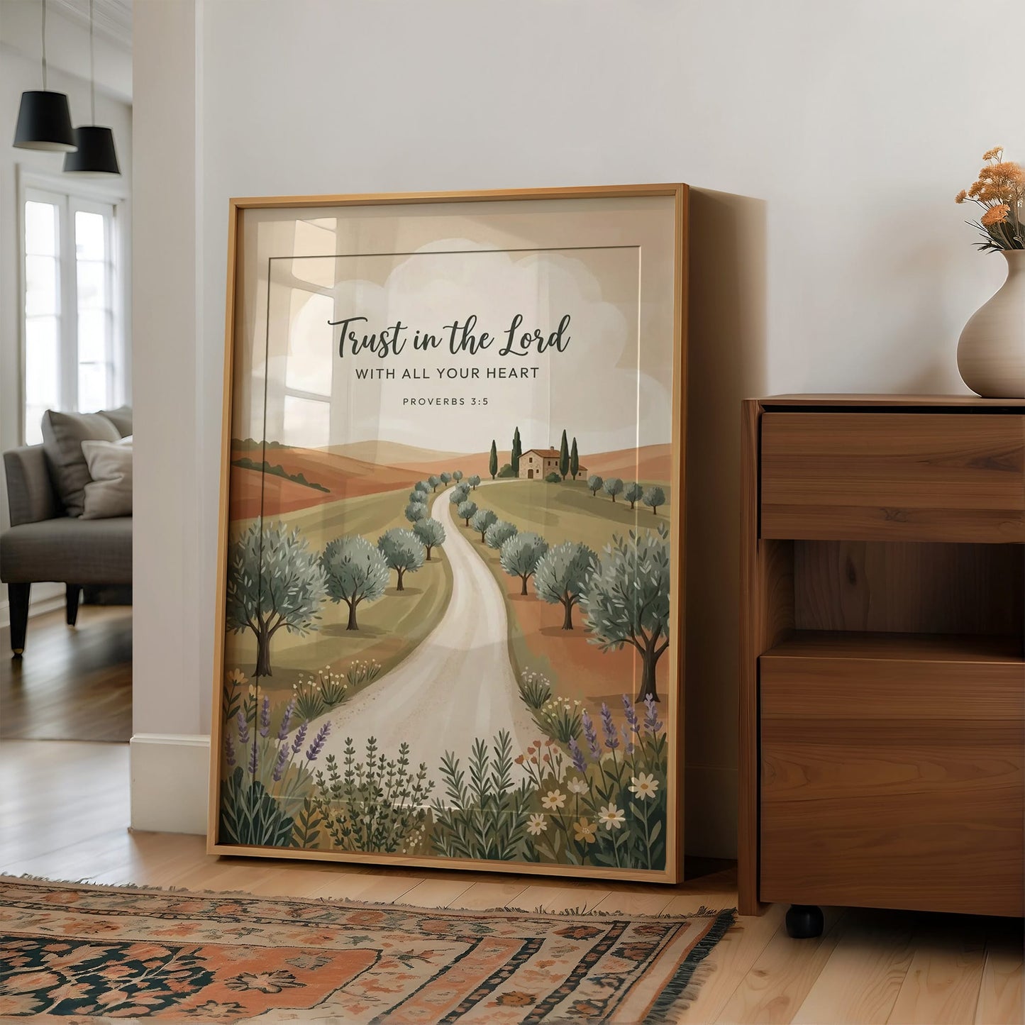 Trust in the Lord: Tuscan Olive Grove Villa