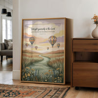 Delight Yourself in the Lord: Hot Air Balloon Meadow