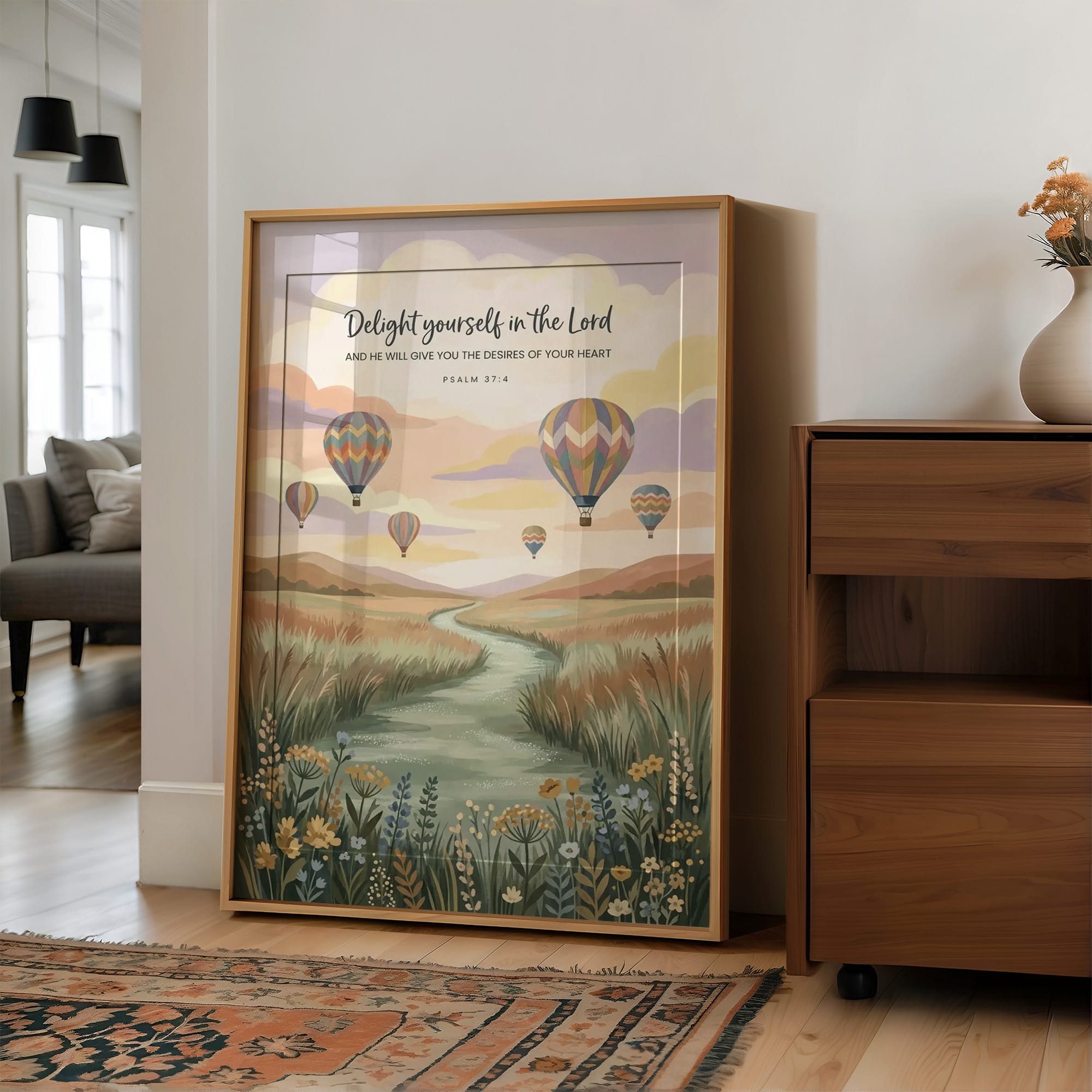 Delight Yourself in the Lord: Hot Air Balloon Meadow