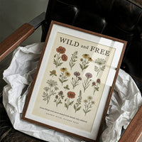 Wild and Free: Vintage Wildflower Chart