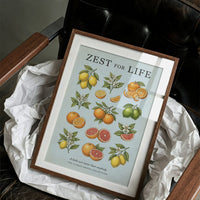 Zest for Life: Vintage Citrus Chart