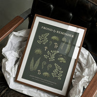 Frond-ly Reminder: Vintage Fern & Moss Chart