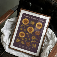 Turn Toward the Light: Vintage Sunflower Chart