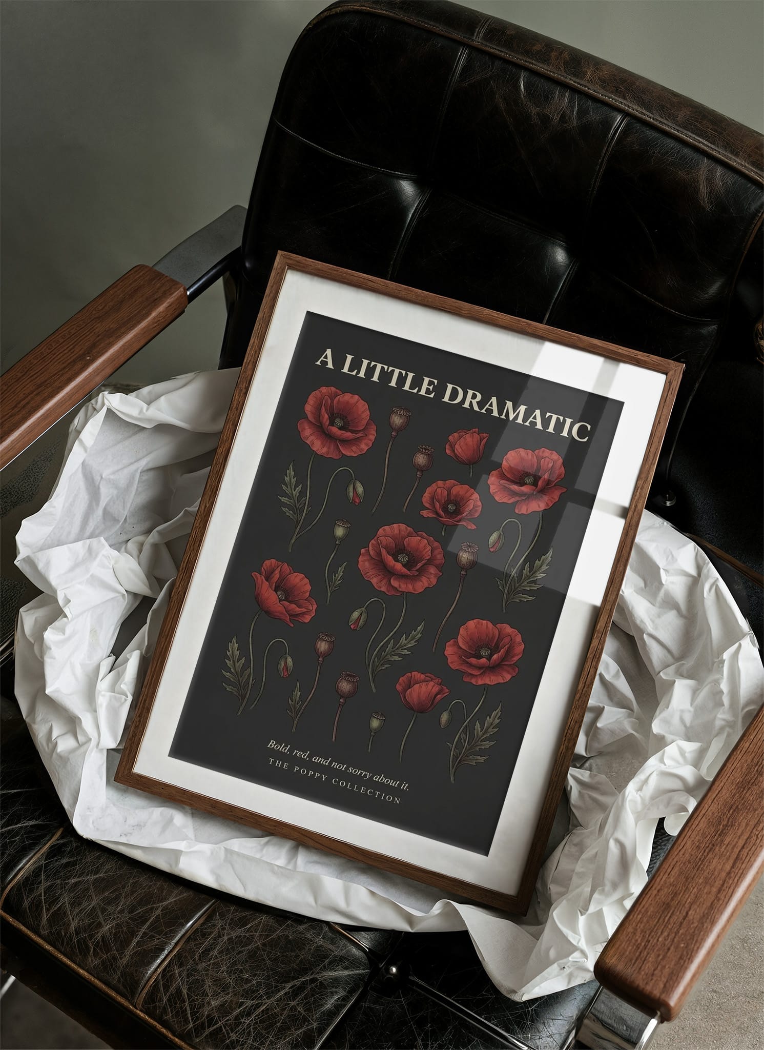 A Little Dramatic: Vintage Poppy Chart