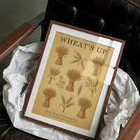Wheat's Up: Vintage Grain Sheaf Chart