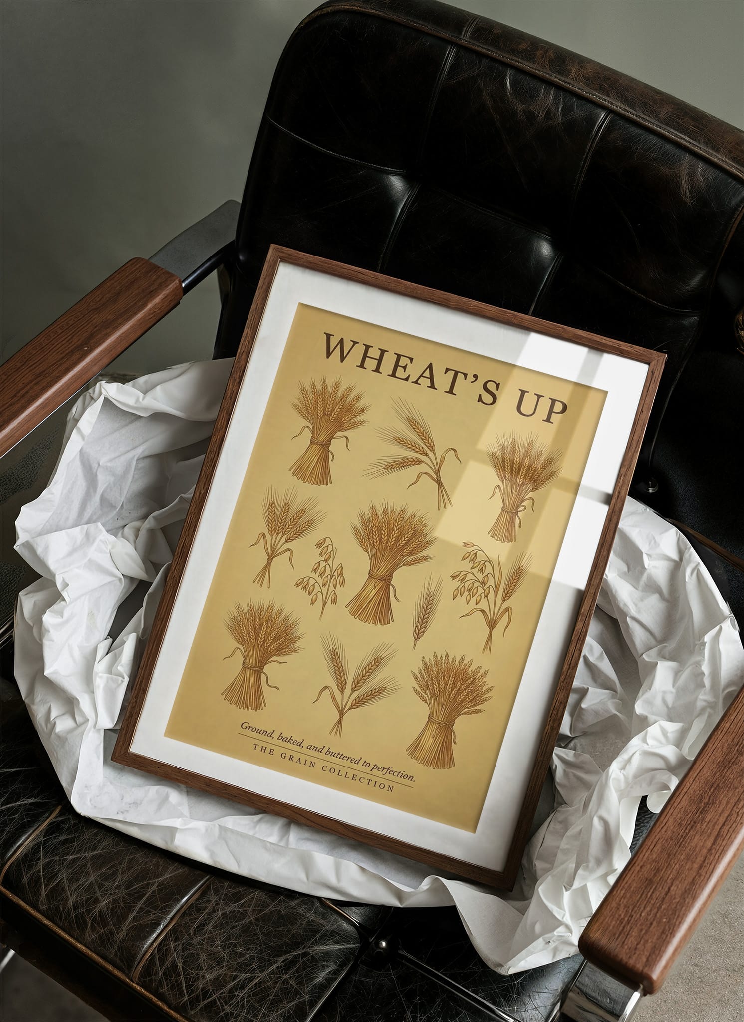 Wheat's Up: Vintage Grain Sheaf Chart