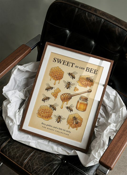 Sweet as Can Bee: Vintage Honeybee Chart