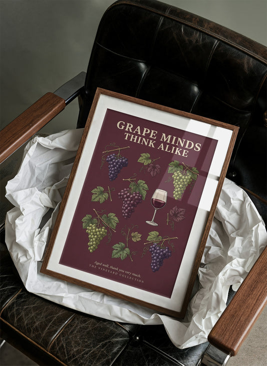 Grape Minds Think Alike: Vintage Vineyard Chart