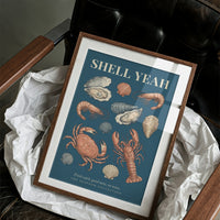 Shell Yeah: Vintage Seafood Chart
