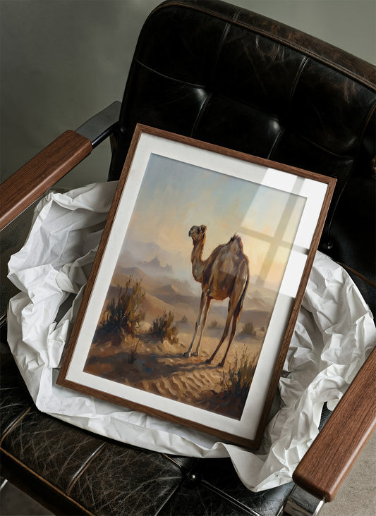 Camel at Golden Dusk