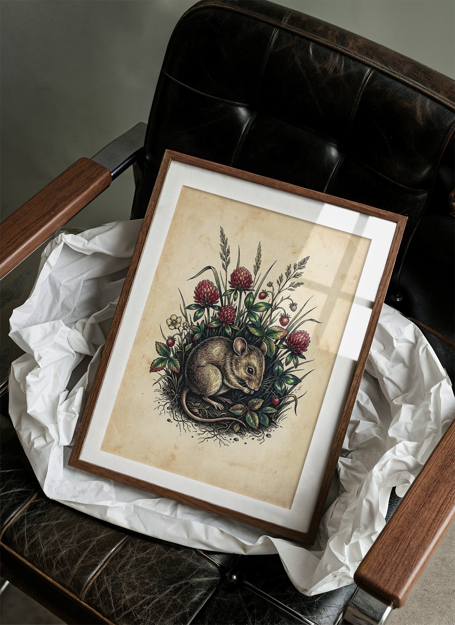 Field Mouse and Wild Clover