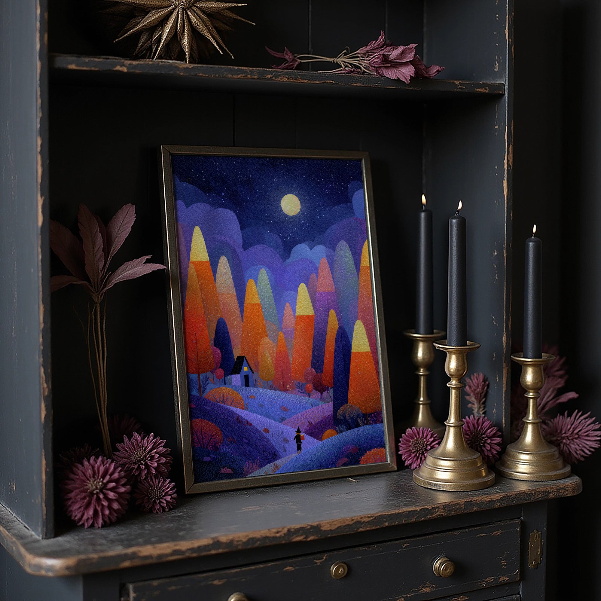 The Witch's Moonlit Path