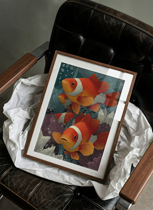 Clownfish in the Anemones