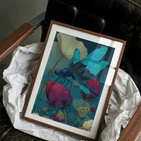 Dragonfly on the Lotus Pond
